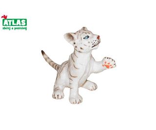 Obrázek z Figurka Tygr bílý mládě plast 6cm 